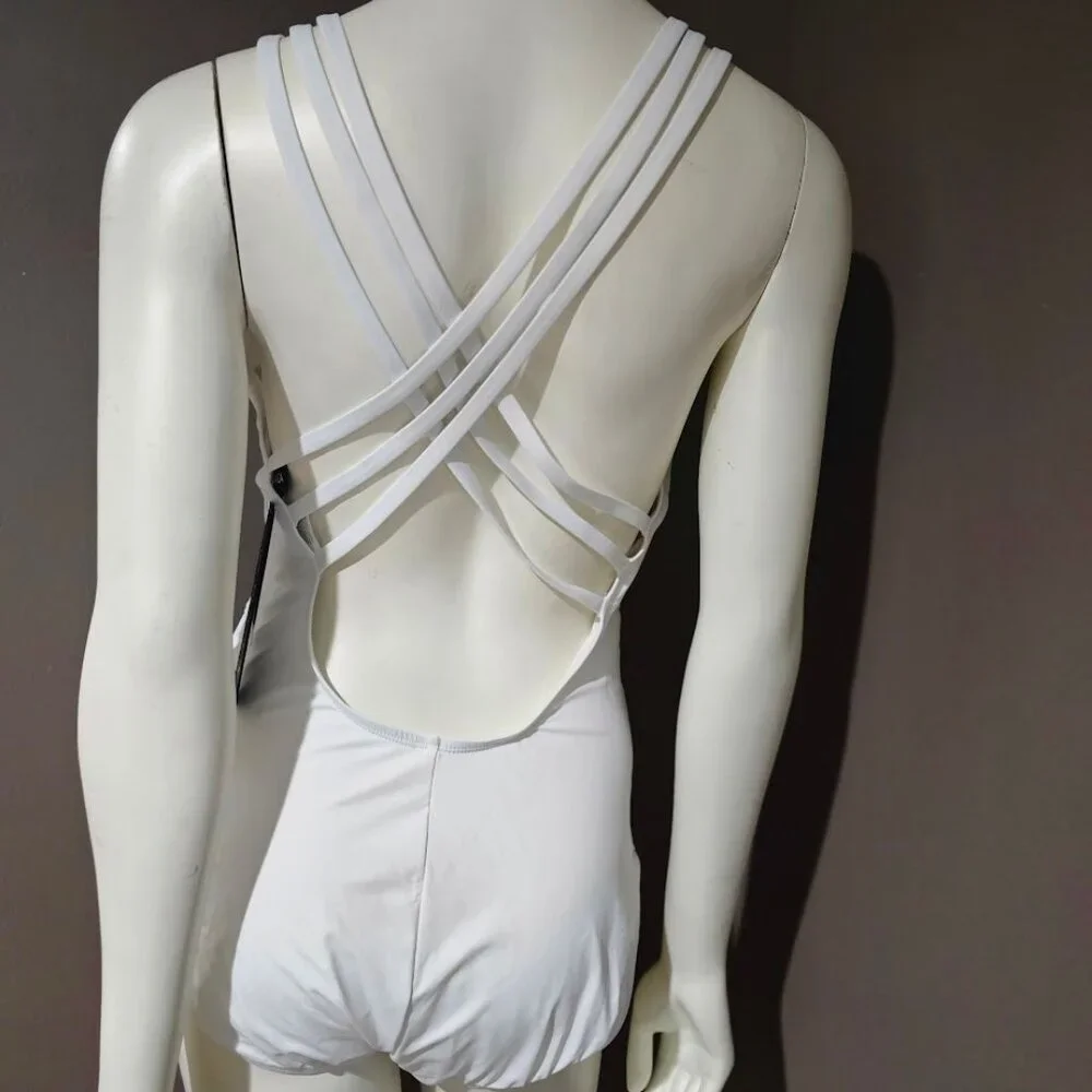 La Blanca Island Goddess Multi Strap Mio One Piece Swimsuit - Picture 4 of 11